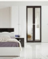 Dormitor complet modern VIRUNA alb cu negru lucios PD3839