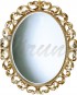 Oglinda clasica ROA cu rama din lemn, finisaj manual in foita de aur si oglinda fazetata  OF6238