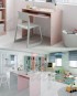 Birou modern pentru copii MIKA roz, prevazut cu un sertar BM6976